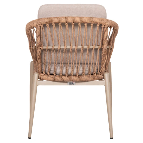 ΠΟΛΥΘΡΟΝΑ ΑΛΟΥΜΙΝΙΟΥ GALDIN HM6272.03 ΚΑΠΟΥΤΣΙΝΟ-P.E.RATTAN-ΜΠΕΖ ΥΦΑΣΜΑ 65x60x76Υεκ