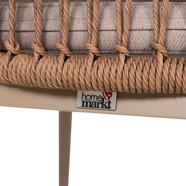 ΠΟΛΥΘΡΟΝΑ ΑΛΟΥΜΙΝΙΟΥ GALDIN HM6272.03 ΚΑΠΟΥΤΣΙΝΟ-P.E.RATTAN-ΜΠΕΖ ΥΦΑΣΜΑ 65x60x76Υεκ