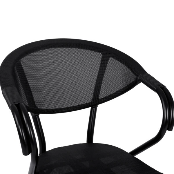 ΠΟΛΥΘΡΟΝΑ ΑΛΟΥΜΙΝΙΟΥ CLAY BAMBOO LOOK ΜΑΥΡΗ ΜΕ TEXTLINE HM5025.02 59x60x82 cm