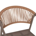 ΠΟΛΥΘΡΟΝΑ HOMAN HM6430.04 ΣΑΜΠΑΝΙ ΜΕΤΑΛΛΟ & TEXTILENE--ΜΠΕΖ P.E.RATTAN 53,5x62x75Υεκ
