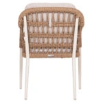 ΠΟΛΥΘΡΟΝΑ BOXER HM6556.02 ΑΛΟΥΜΙΝΙΟ & ΜΑΞΙΛΑΡΙΑ ΜΠΕΖ-TWIST WICKER 61x59x78,5Yεκ