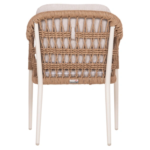 ΠΟΛΥΘΡΟΝΑ BOXER HM6556.02 ΑΛΟΥΜΙΝΙΟ & ΜΑΞΙΛΑΡΙΑ ΜΠΕΖ-TWIST WICKER 61x59x78,5Yεκ