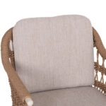ΠΟΛΥΘΡΟΝΑ BOXER HM6556.02 ΑΛΟΥΜΙΝΙΟ & ΜΑΞΙΛΑΡΙΑ ΜΠΕΖ-TWIST WICKER 61x59x78,5Yεκ