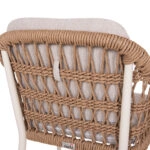 ΠΟΛΥΘΡΟΝΑ BOXER HM6556.02 ΑΛΟΥΜΙΝΙΟ & ΜΑΞΙΛΑΡΙΑ ΜΠΕΖ-TWIST WICKER 61x59x78,5Yεκ
