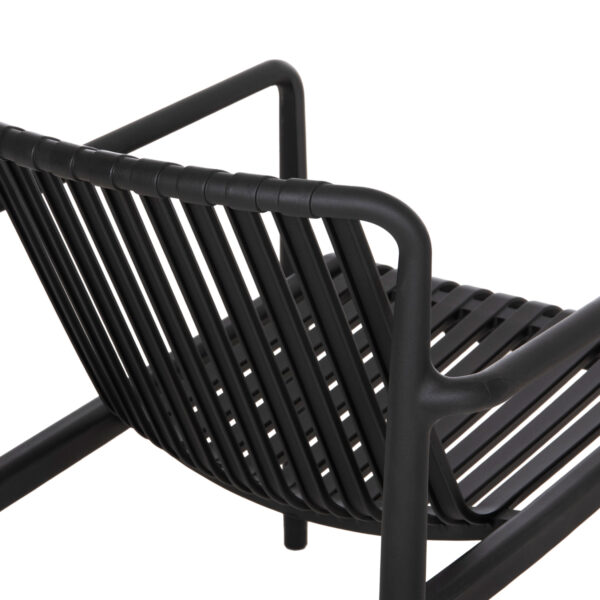 ΠΟΛΥΘΡΟΝΑ LOUNGE ΕΞΩΤ.ΧΩΡΟΥ MALEN HM6626.02 ΜΑΥΡΟ ΠΟΛΥΠΡΟΠΥΛΕΝΙΟ 66x77x76Υεκ
