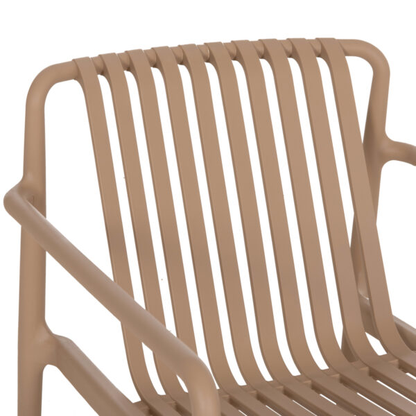 ΠΟΛΥΘΡΟΝΑ LOUNGE ΕΞΩΤ.ΧΩΡΟΥ MALEN HM6626.04 ΚΑΠΟΥΤΣΙΝΟ ΠΟΛΥΠΡΟΠΥΛΕΝΙΟ 66x77x76Υεκ