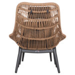 ΠΟΛΥΘΡΟΝΑ LOUNGE ΜΕ ΥΠΟΠΟΔΙΟ REMVAZZO HM6561.01 ΑΛΟΥΜΙΝΙΟ ΓΚΡΙ--WICKER 89x94x98Υεκ