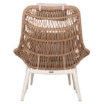 ΠΟΛΥΘΡΟΝΑ LOUNGE ΜΕ ΥΠΟΠΟΔΙΟ REMVAZZO HM6561.02 ΑΛΟΥΜΙΝΙΟ ΜΠΕΖ--WICKER 89x94x98Υεκ