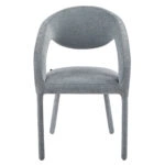 ΠΟΛΥΘΡΟΝΑ ΤΡΑΠΕΖΑΡΙΑΣ OFILIA HM18363.01 ΑΝΟΙΧΤΟ ΓΚΡΙ ΥΦΑΣΜΑ 58x54,5x85,5Υεκ