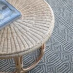 Rattan Τραπέζι Σαλονιού από Ρατάν σε Φυσική Απόχρωση (101.6x101.6x50.8)cm Σετ/2