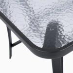 ΣΕΤ ΤΡΑΠΕΖΑΡΙΑΣ 7ΤΜΧ 140X80 BRUNO & 6TMX LEON ΠΟΛΥΘΡΟΝΑ ΓΚΡΙ