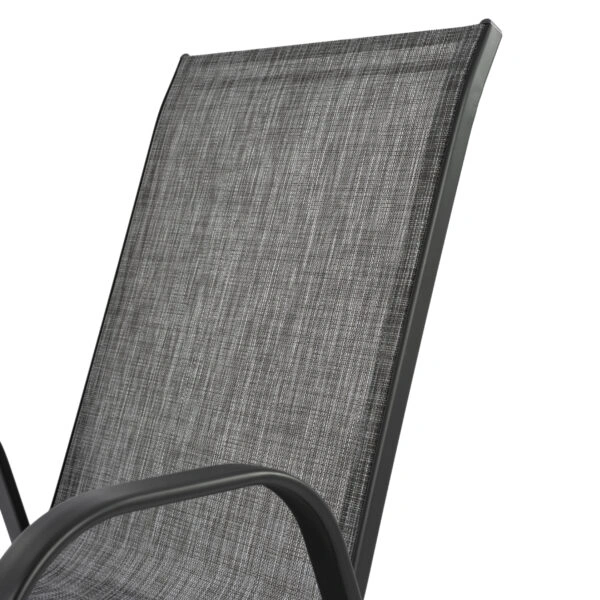 ΣΕΤ ΤΡΑΠΕΖΑΡΙΑΣ 7ΤΜΧ 140X80 BRUNO & 6TMX LEON ΠΟΛΥΘΡΟΝΑ ΓΚΡΙ