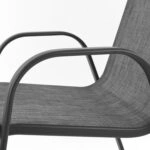 ΣΕΤ ΤΡΑΠΕΖΑΡΙΑΣ 7ΤΜΧ 140X80 BRUNO & 6TMX LEON ΠΟΛΥΘΡΟΝΑ ΓΚΡΙ