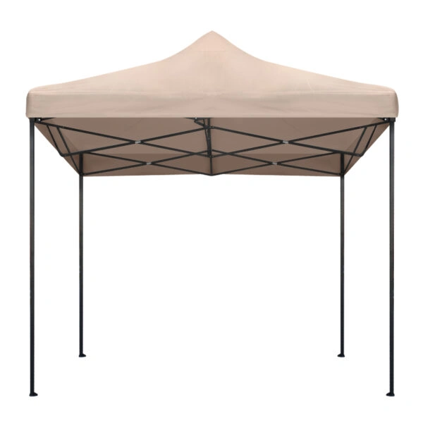 Κιόσκι - Gazebo Bari Megapap πτυσσόμενο μεταλλικός σκελετός - αδιάβροχο ύφασμα χρώμα της άμμου 3x3x3,10m.