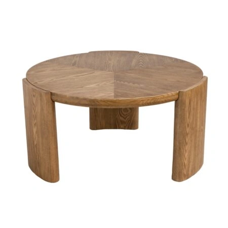 Artekko Lume Καφέ MDF Τραπέζι Σαλονιού (81.2x81.2x41.5)cm