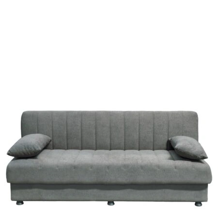 Καναπές Κρεβάτι Τριθέσιος ArteLibre PALMER Γκρι Ύφασμα 183x80.5x80cm