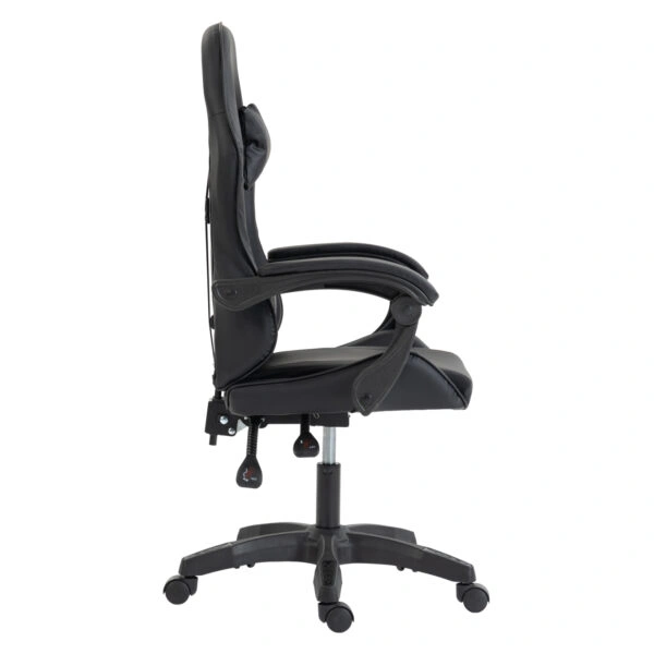 ΚΑΡΕΚΛΑ GAMING STRATUS HM1231.01 ΜΑΥΡΟ PVC--ΜΕ ΜΑΞIΛΑΡΑΚΙΑ ΜΕΣΗΣ/ΚΕΦΑΛΗΣ 62x62x119Υεκ