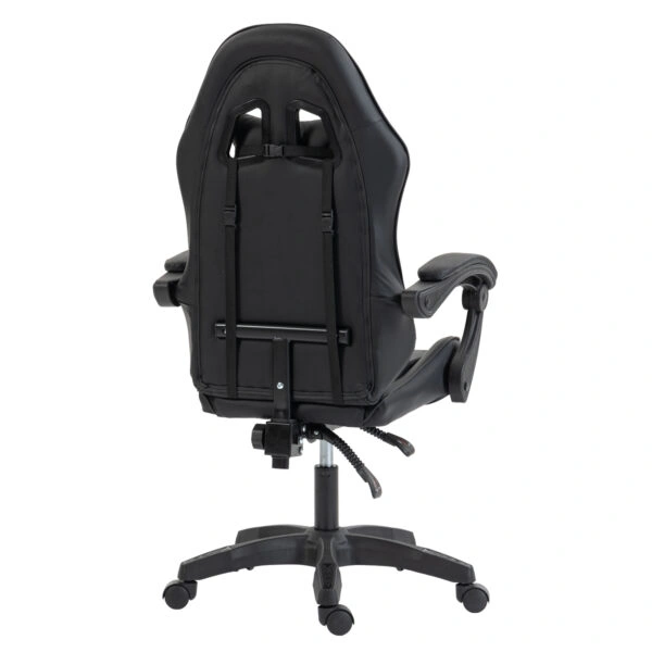 ΚΑΡΕΚΛΑ GAMING STRATUS HM1231.01 ΜΑΥΡΟ PVC--ΜΕ ΜΑΞIΛΑΡΑΚΙΑ ΜΕΣΗΣ/ΚΕΦΑΛΗΣ 62x62x119Υεκ