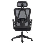 ΚΑΡΕΚΛΑ ΓΡΑΦΕΙΟΥ FRANTIC HM1224.01 ΜΑΥΡO MESH & ΠΟΛΥΠΡΟΠΥΛΕΝΙΟ 60x60x134Υεκ
