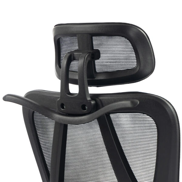 ΚΑΡΕΚΛΑ ΓΡΑΦΕΙΟΥ FRANTIC HM1224.01 ΜΑΥΡO MESH & ΠΟΛΥΠΡΟΠΥΛΕΝΙΟ 60x60x134Υεκ