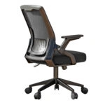 ΚΑΡΕΚΛΑ ΓΡΑΦΕΙΟΥ ZENITH HM1225.01 PP & MESH ΥΦΑΣΜΑ--ΜΑΥΡΟ 60x60x92-100Υεκ