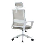 ΚΑΡΕΚΛΑ ΓΡΑΦΕΙΟΥ VELOCITY HM1229.02 ΛΕΥΚΟ PP--ΑΝΟΙΧΤΟ ΓΚΡΙ MESH 61x62x123Υεκ