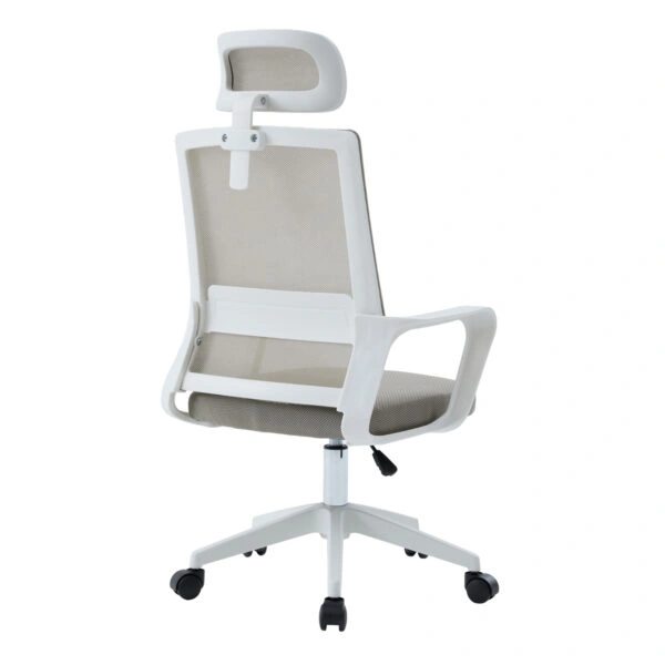 ΚΑΡΕΚΛΑ ΓΡΑΦΕΙΟΥ VELOCITY HM1229.02 ΛΕΥΚΟ PP--ΑΝΟΙΧΤΟ ΓΚΡΙ MESH 61x62x123Υεκ