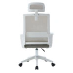ΚΑΡΕΚΛΑ ΓΡΑΦΕΙΟΥ VELOCITY HM1229.02 ΛΕΥΚΟ PP--ΑΝΟΙΧΤΟ ΓΚΡΙ MESH 61x62x123Υεκ