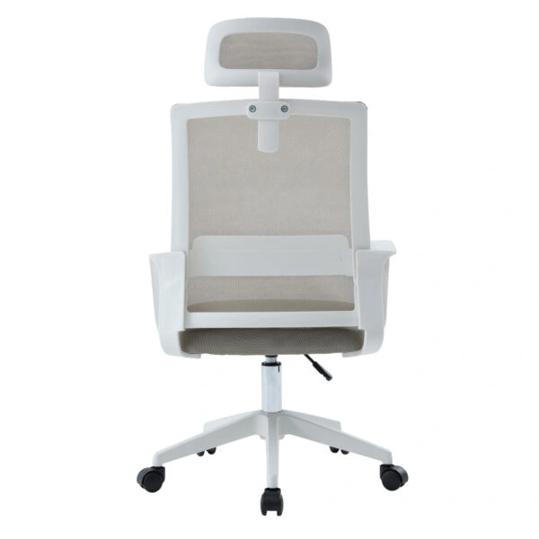 ΚΑΡΕΚΛΑ ΓΡΑΦΕΙΟΥ VELOCITY HM1229.02 ΛΕΥΚΟ PP--ΑΝΟΙΧΤΟ ΓΚΡΙ MESH 61x62x123Υεκ