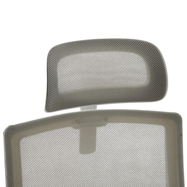 ΚΑΡΕΚΛΑ ΓΡΑΦΕΙΟΥ VELOCITY HM1229.02 ΛΕΥΚΟ PP--ΑΝΟΙΧΤΟ ΓΚΡΙ MESH 61x62x123Υεκ
