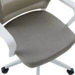 ΚΑΡΕΚΛΑ ΓΡΑΦΕΙΟΥ VELOCITY HM1229.02 ΛΕΥΚΟ PP--ΑΝΟΙΧΤΟ ΓΚΡΙ MESH 61x62x123Υεκ