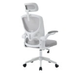 ΚΑΡΕΚΛΑ ΓΡΑΦΕΙΟΥ FLOATER HM1230.02 ΛΕΥΚΟ PP--ΑΝΟΙΧΤΟ ΓΚΡΙ MESH 62x62x106-116Υεκ