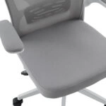ΚΑΡΕΚΛΑ ΓΡΑΦΕΙΟΥ FLOATER HM1230.02 ΛΕΥΚΟ PP--ΑΝΟΙΧΤΟ ΓΚΡΙ MESH 62x62x106-116Υεκ