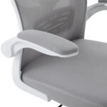 ΚΑΡΕΚΛΑ ΓΡΑΦΕΙΟΥ FLOATER HM1230.02 ΛΕΥΚΟ PP--ΑΝΟΙΧΤΟ ΓΚΡΙ MESH 62x62x106-116Υεκ
