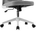 ΚΑΡΕΚΛΑ ΓΡΑΦΕΙΟΥ FLOATER HM1230.02 ΛΕΥΚΟ PP--ΑΝΟΙΧΤΟ ΓΚΡΙ MESH 62x62x106-116Υεκ