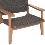 ΠΟΛΥΘΡΟΝΑ LOUNGE MONTER HM6241.02 ΞΥΛΟ ΑΚΑΚΙΑΣ ΦΥΣΙΚΟ-ΣΧΟΙΝΙ ΓΚΡΙ 78x62x67Υεκ