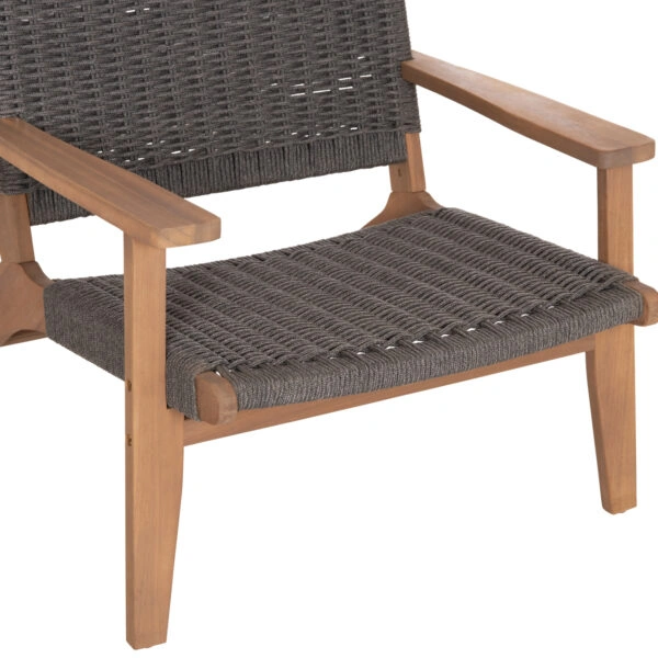 ΠΟΛΥΘΡΟΝΑ LOUNGE MONTER HM6241.02 ΞΥΛΟ ΑΚΑΚΙΑΣ ΦΥΣΙΚΟ-ΣΧΟΙΝΙ ΓΚΡΙ 78x62x67Υεκ