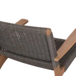 ΠΟΛΥΘΡΟΝΑ LOUNGE MONTER HM6241.02 ΞΥΛΟ ΑΚΑΚΙΑΣ ΦΥΣΙΚΟ-ΣΧΟΙΝΙ ΓΚΡΙ 78x62x67Υεκ