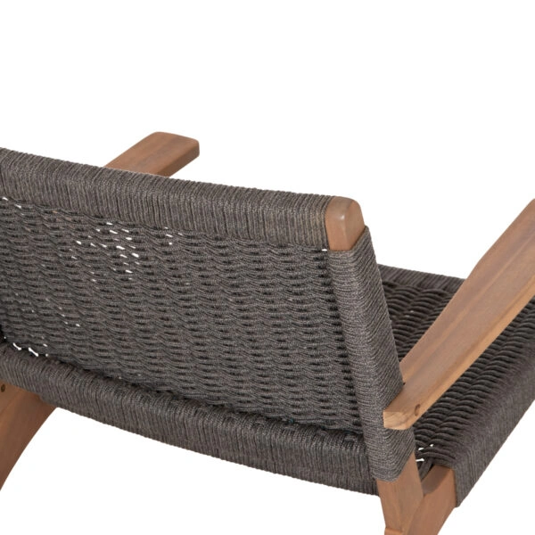 ΠΟΛΥΘΡΟΝΑ LOUNGE MONTER HM6241.02 ΞΥΛΟ ΑΚΑΚΙΑΣ ΦΥΣΙΚΟ-ΣΧΟΙΝΙ ΓΚΡΙ 78x62x67Υεκ