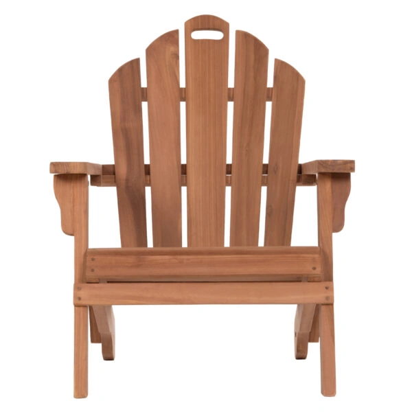 ΠΟΛΥΘΡΟΝΑ LOUNGE ΠΤΥΣΣΟΜΕΝΗ SKALL HM6619 ΞΥΛΟ TEAK ΦΥΣΙΚΟ 70x89x95Υεκ.