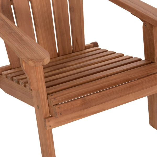 ΠΟΛΥΘΡΟΝΑ LOUNGE ΠΤΥΣΣΟΜΕΝΗ SKALL HM6619 ΞΥΛΟ TEAK ΦΥΣΙΚΟ 70x89x95Υεκ.