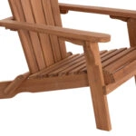 ΠΟΛΥΘΡΟΝΑ LOUNGE ΠΤΥΣΣΟΜΕΝΗ SKALL HM6619 ΞΥΛΟ TEAK ΦΥΣΙΚΟ 70x89x95Υεκ.