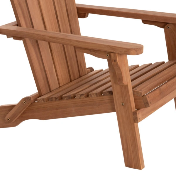 ΠΟΛΥΘΡΟΝΑ LOUNGE ΠΤΥΣΣΟΜΕΝΗ SKALL HM6619 ΞΥΛΟ TEAK ΦΥΣΙΚΟ 70x89x95Υεκ.