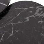 ΣΕΤ ΒΟΗΘ.ΤΡΑΠΕΖΑΚΙΑ NISSA HM18173.12 ΜΕΛΑΜΙΝΗ ΜΑΥΡΟ ΜΑΡΜΑΡΟ-ΧΡΥΣΑ ΜΕΤΑΛ.ΠΟΔΙΑ