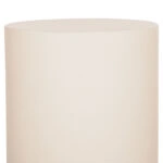 ΤΡΑΠΕΖΙ ΜΕΣΗΣ ΣΤΡΟΓΓΥΛΟ KYOKO HM6592.02 ΜΠΕΖ FIBER CEMENT Φ40x43Υεκ.
