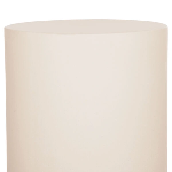 ΤΡΑΠΕΖΙ ΜΕΣΗΣ ΣΤΡΟΓΓΥΛΟ KYOKO HM6592.02 ΜΠΕΖ FIBER CEMENT Φ40x43Υεκ.
