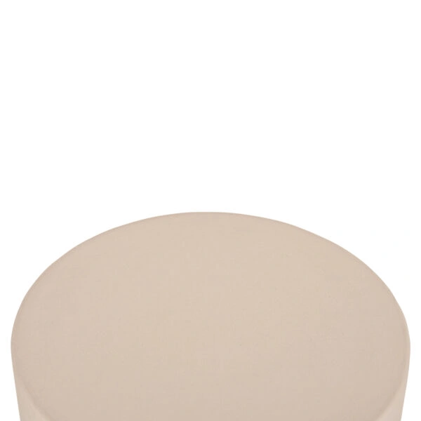ΤΡΑΠΕΖΙ ΜΕΣΗΣ ΣΤΡΟΓΓΥΛΟ KYOKO HM6592.02 ΜΠΕΖ FIBER CEMENT Φ40x43Υεκ.