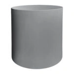 ΤΡΑΠΕΖΙ ΜΕΣΗΣ ΣΤΡΟΓΓΥΛΟ KYOKO HM6592.01 ΓΚΡΙ FIBER CEMENT Φ40x43Υεκ.