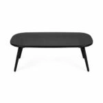 Artekko Rattan Διθέσιος Καναπές (120x70x75)cm 2x Πολυθρόνες (60x75x75)cm Τραπέζι με Τζάμι (110x55x40)cm με Πλαστικ Κορδόνι Μεταλλικό Σκελετό Γκρι και Γαλάζιο Μαξιλάρι Σετ/4