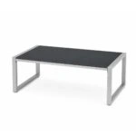 Artekko Rattan Διθέσιος Καναπές (105x65x75)cm 2x Πολυθρόνες (58x60x75)cm Τραπέζι με Τζάμι (84x45x38)cm με Πλαστικ Ρατάν Μεταλλικό Σκελετό και Ξύλο Γκρι Καφέ και Καφέ Μαξιλάρι Σετ/4
